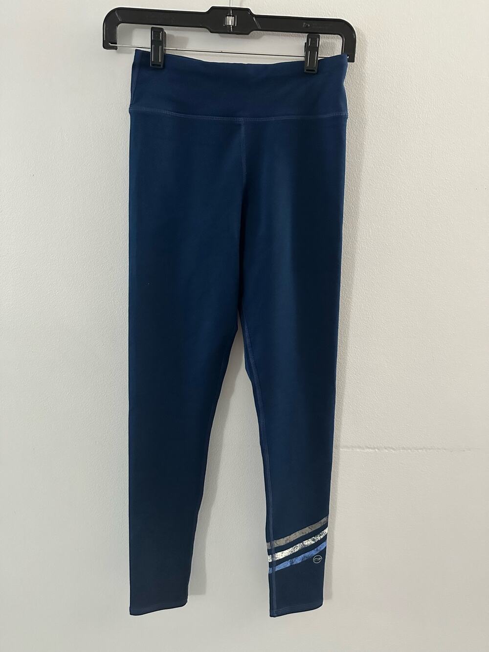 Vineyard Vines Leggings Youth Girls Large Navy Blue Performance Activewear